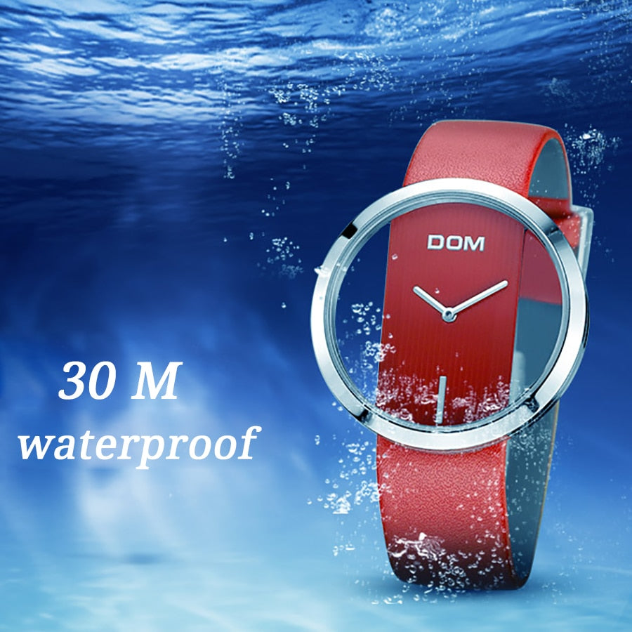 DOM 30m Waterproof Quartz Watch
