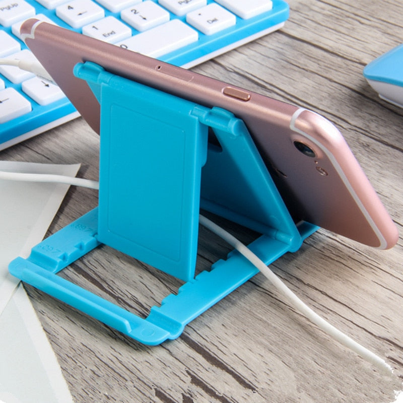 Phone Holder Desk Stand For Your Mobile Phone Tripod For iPhone Xsmax Huawei P30 Xiaomi Mi 9 Plastic Foldable Desk Holder Stand