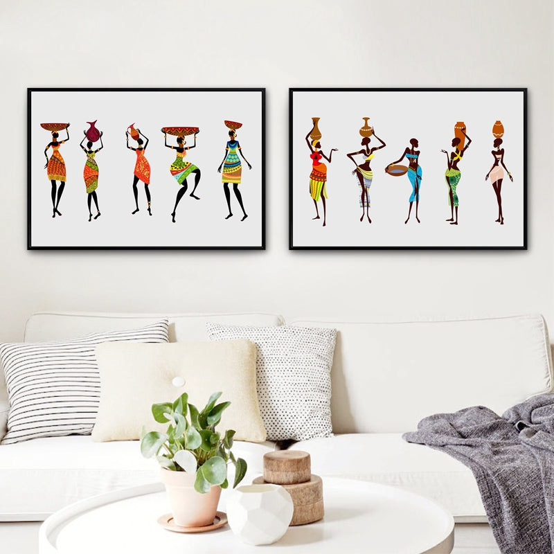 African Women in Traditional Dress Poster