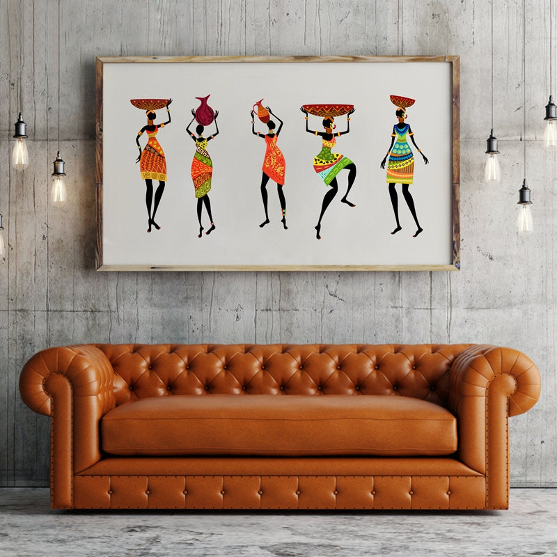 African Women in Traditional Dress Poster