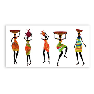 African Women in Traditional Dress Poster