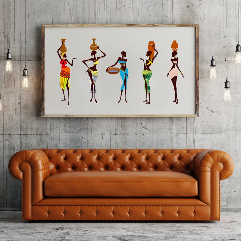 African Women in Traditional Dress Poster