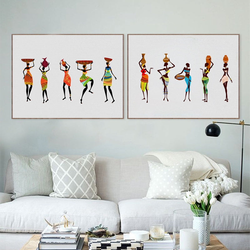 African Women in Traditional Dress Poster