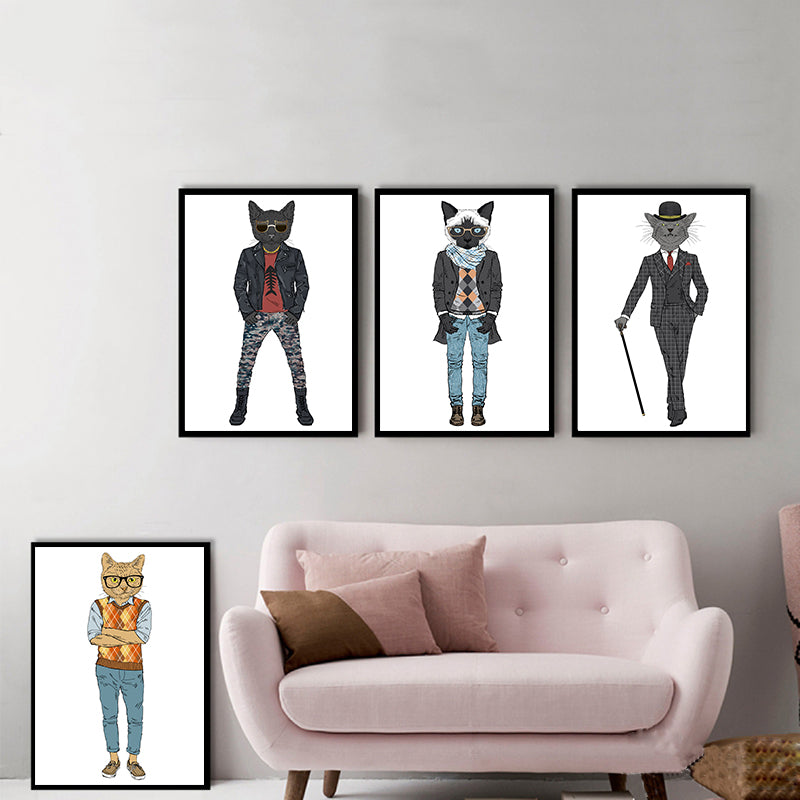 Funny Cat Posters Room Decor