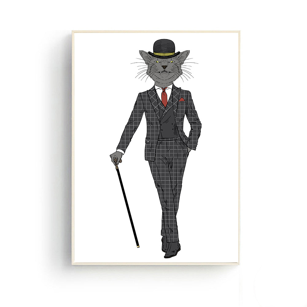 Funny Cat Posters Room Decor