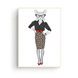 Funny Cat Posters Room Decor