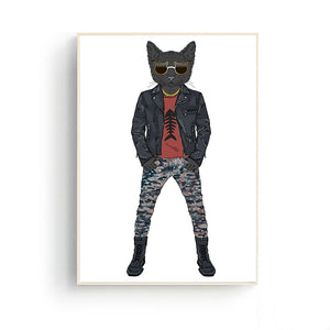 Funny Cat Posters Room Decor