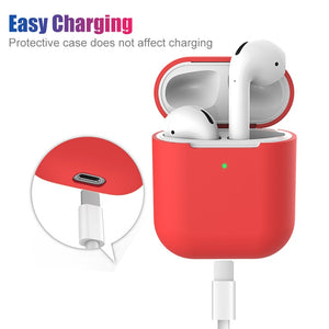 Earphone Case For Apple AirPods 2 Soft Silicone Cover