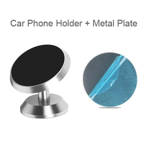 Car Phone Holder Magnetic Universal Magnet Phone Mount for iPhone X Xs Max Samsung in Car Mobile Cell Phone Holder Stand