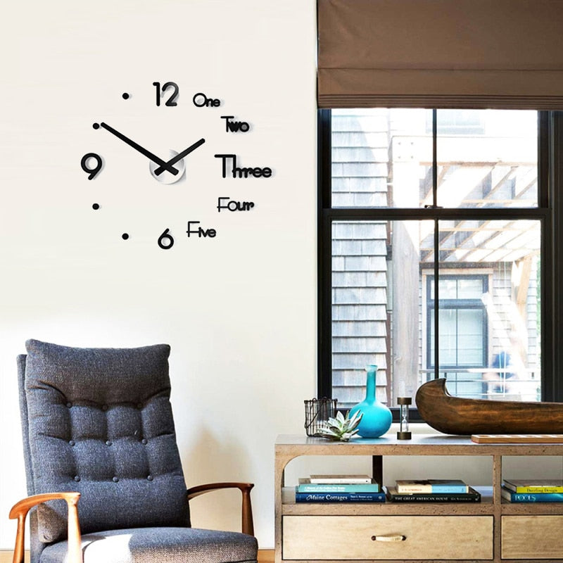 3D Modern Wall Clock