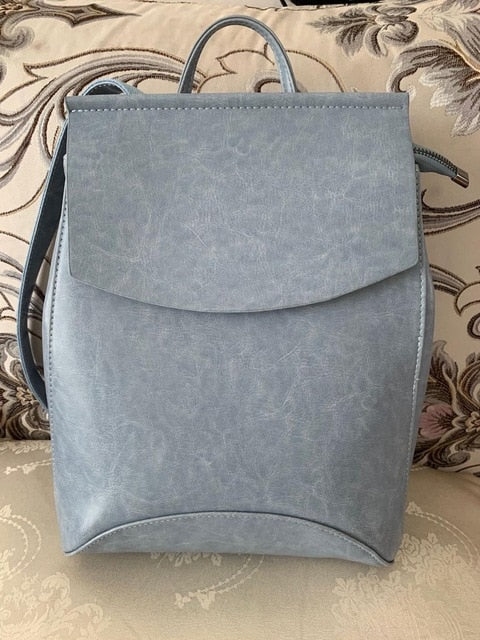 Mochila High Quality Leather Backpack
