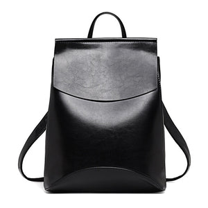 Mochila High Quality Leather Backpack