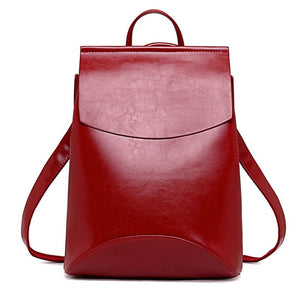 Mochila High Quality Leather Backpack