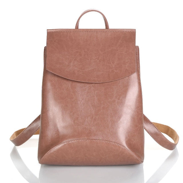 Mochila High Quality Leather Backpack