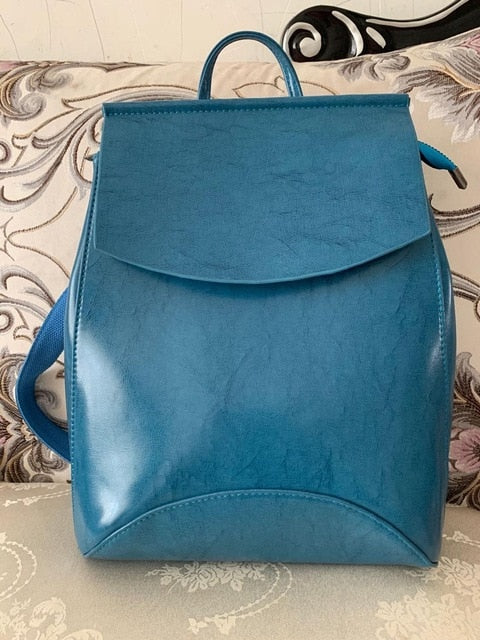 Mochila High Quality Leather Backpack