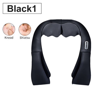 Back Neck Shoulder Massager U Shape Electrical Shiatsu Car Home Dual Use