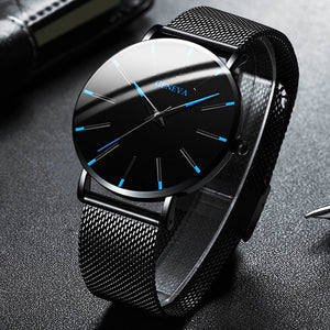 Stainless Steel Minimalist Quartz Watch