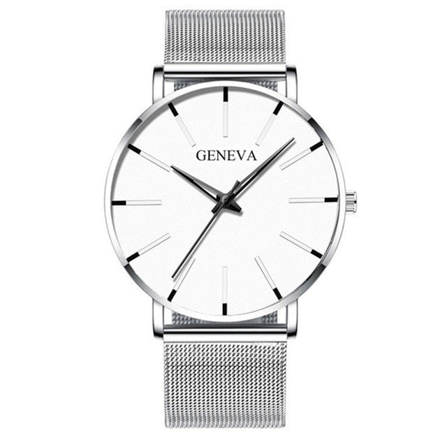 Stainless Steel Minimalist Quartz Watch