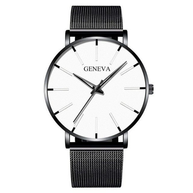 Stainless Steel Minimalist Quartz Watch