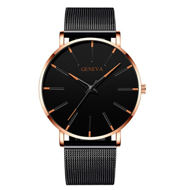 Stainless Steel Minimalist Quartz Watch