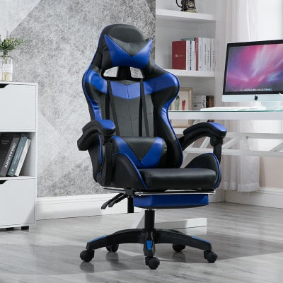 Gaming Chair with Footrest