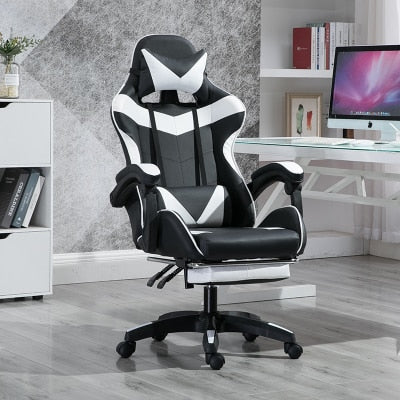 Gaming Chair with Footrest