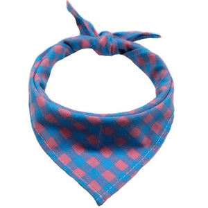 Cozy Cotton Plaid Pet Kerchief