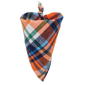Cotton Plaid Pet Bandana