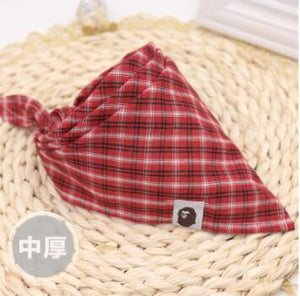 Cotton Plaid Pet Bandana