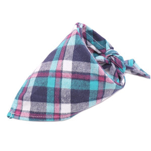 Cotton Plaid Pet Bandana