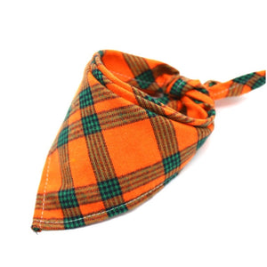 Cotton Plaid Pet Bandana