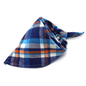 Cotton Plaid Pet Bandana