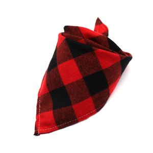 Cotton Plaid Pet Bandana