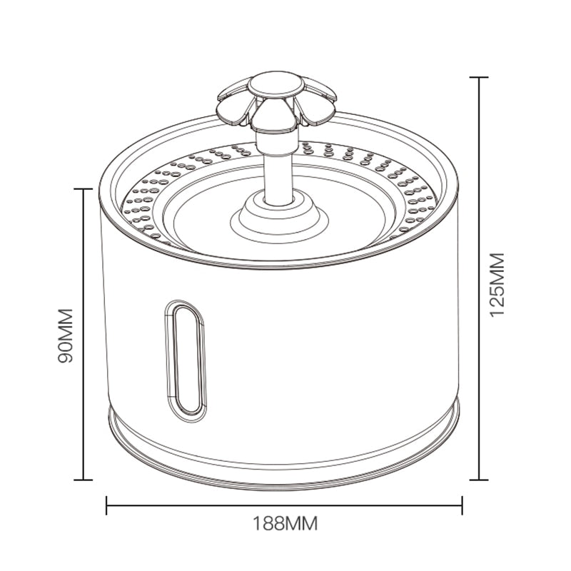 Automatic Water Fountain Dispenser