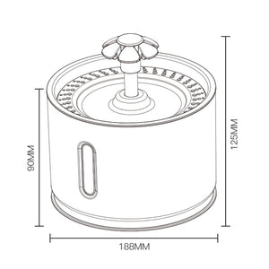 Automatic Water Fountain Dispenser