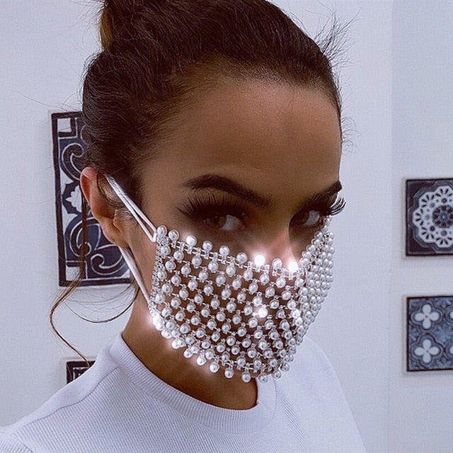 Breathable Decorative BlingMask