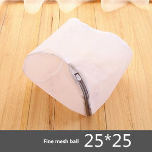 Gray Zipper Mesh Wash Bags