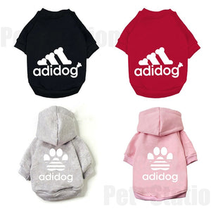 Adidog Warm Hoodie Shirt For Small Medium Dogs