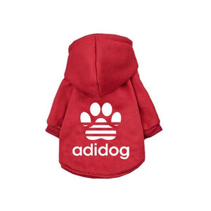 Adidog Warm Hoodie Shirt For Small Medium Dogs