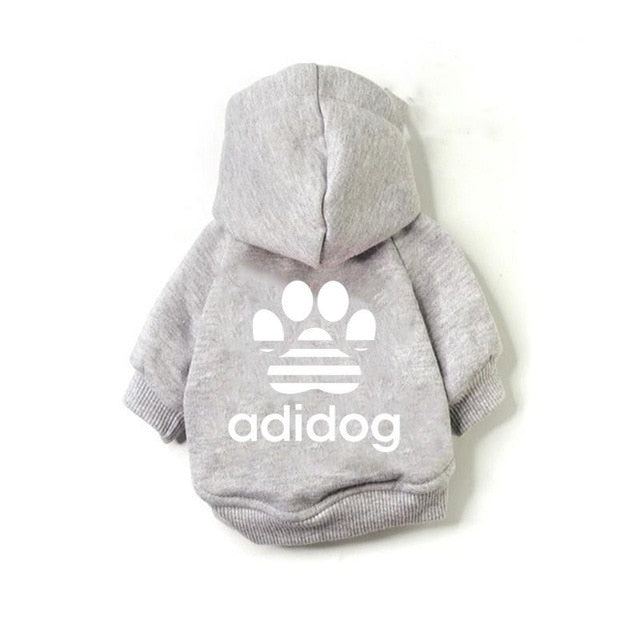 Adidog Warm Hoodie Shirt For Small Medium Dogs