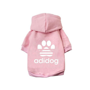 Adidog Warm Hoodie Shirt For Small Medium Dogs