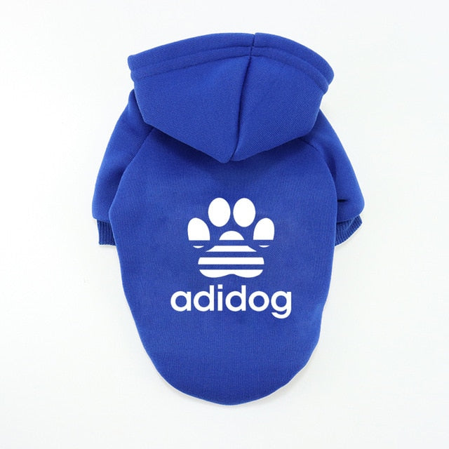Adidog Warm Hoodie Shirt For Small Medium Dogs