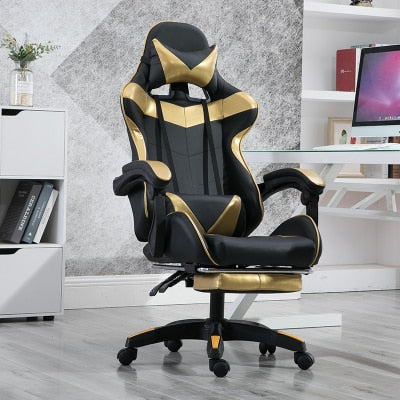 Gaming Chair with Footrest
