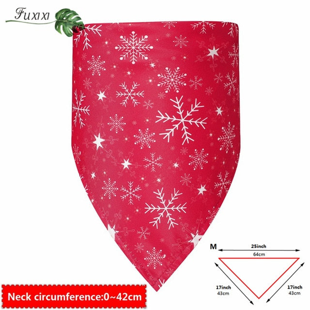 Merry Christmas Dog Scarf