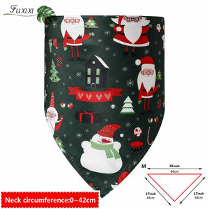 Merry Christmas Dog Scarf