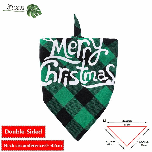 Merry Christmas Dog Scarf