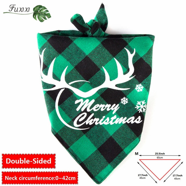 Merry Christmas Dog Scarf