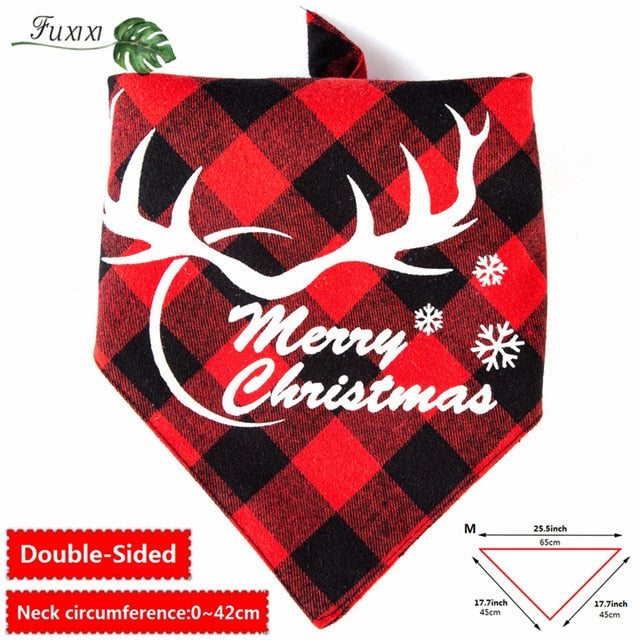 Merry Christmas Dog Scarf
