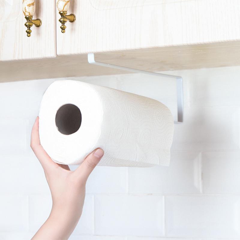 Iron Metal Kitchen Paper Towel Rack