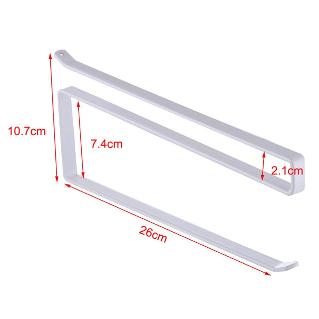 Iron Metal Kitchen Paper Towel Rack